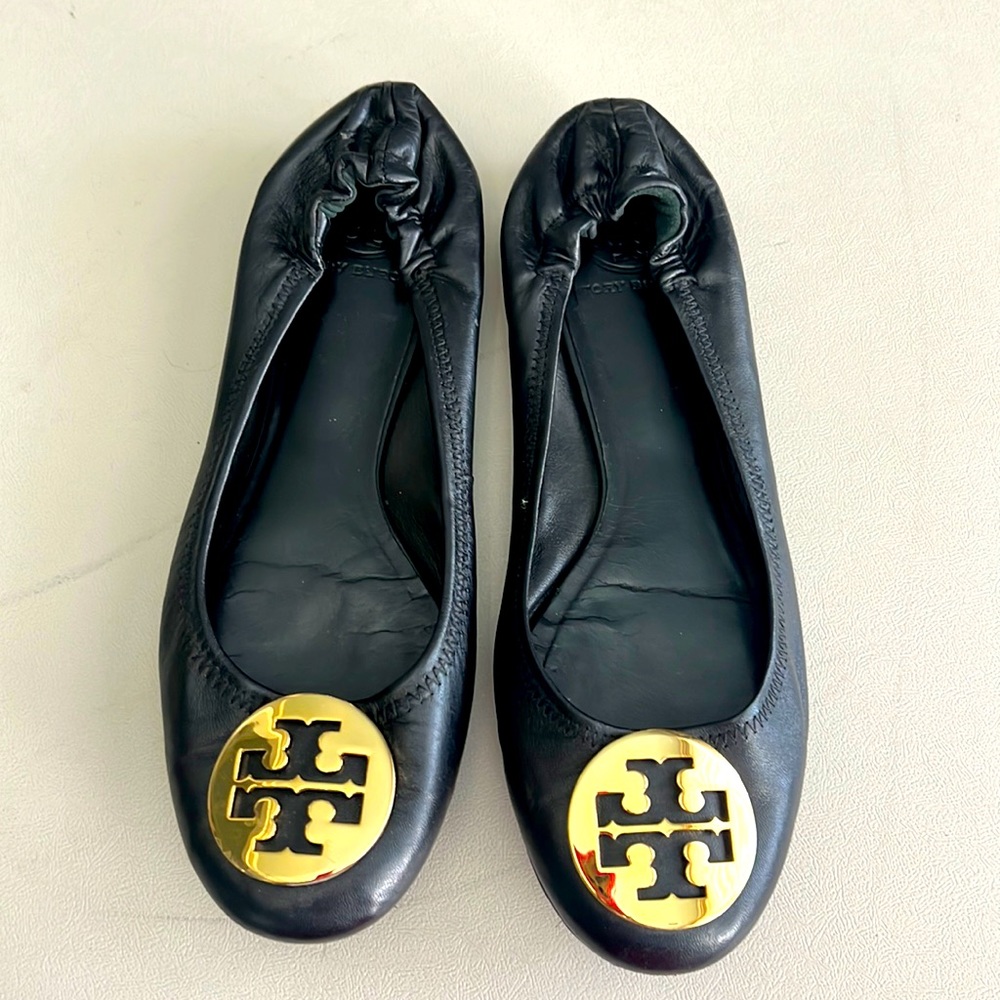 Black Tory Burch ballet flat